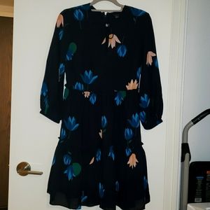 Ann Taylor Floral Dress 0P